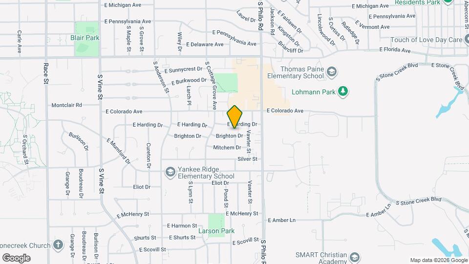 1208 Brighton Dr Map and Location Details