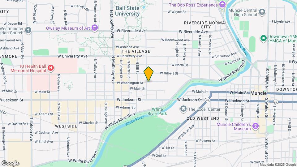 1425 W Washington St Map and Location Details