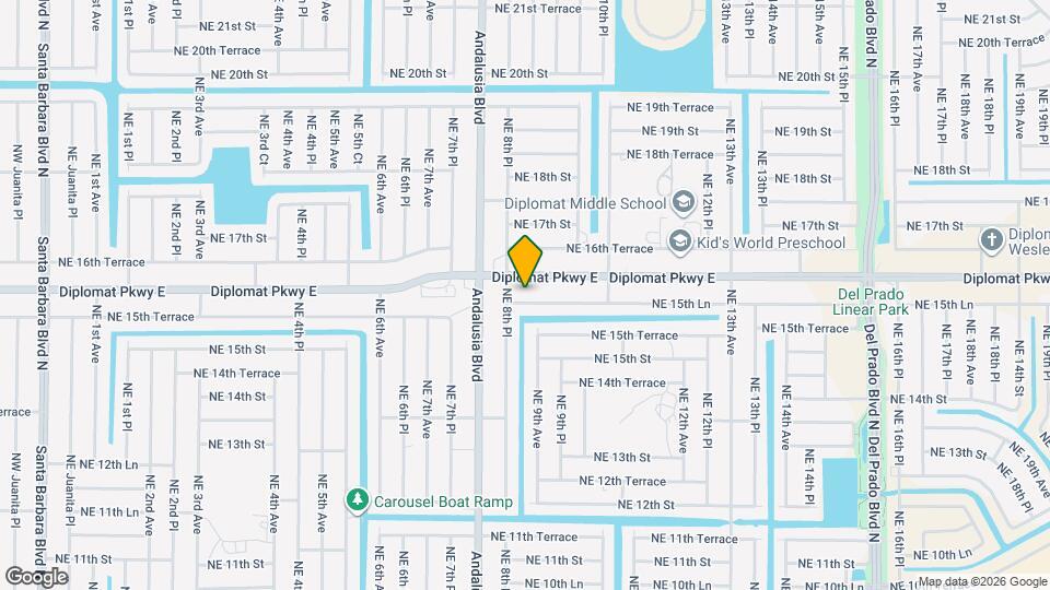 829 NE 15th Ln Map and Location Details