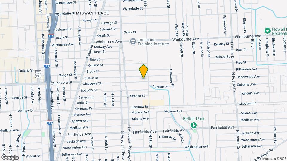 3635 Chippewa St Map and Location Details