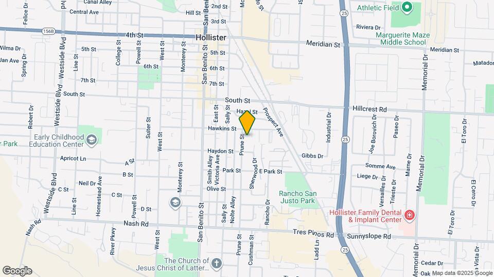 923 Prune St Map and Location Details