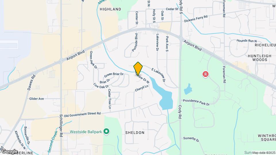 420 Lakeview Dr W Map and Location Details