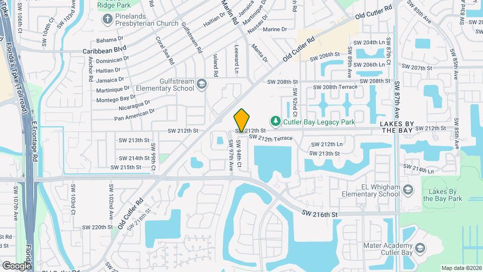 9441 SW 212th Ter Map and Location Details