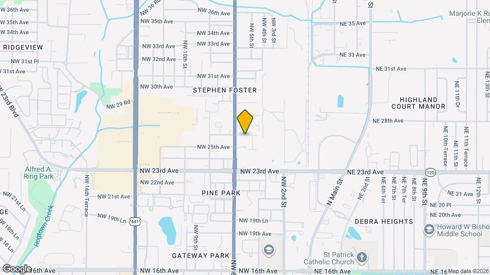 535 NW 26th Ave Map and Location Details