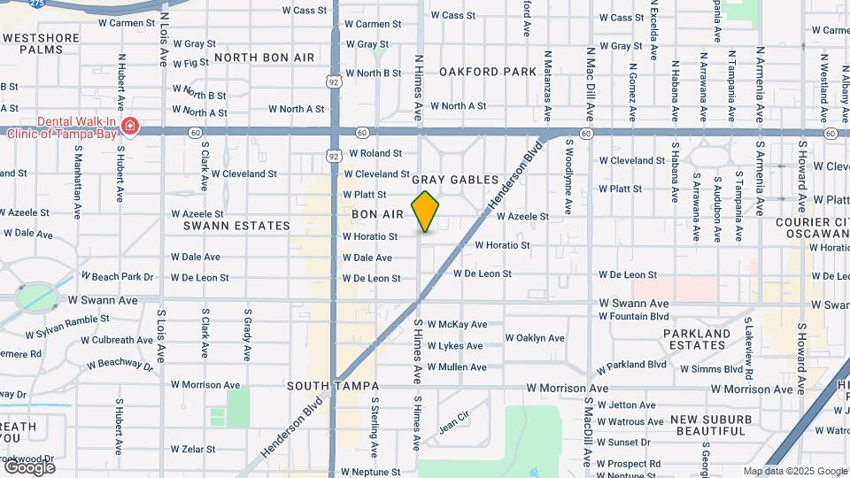 3421 W Horatio St Map and Location Details