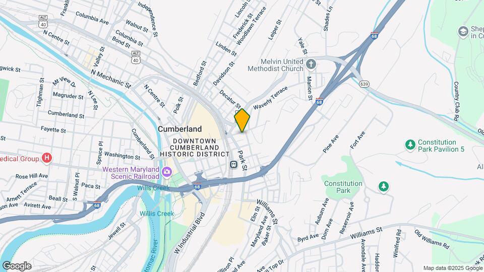 225 Baltimore St Map and Location Details