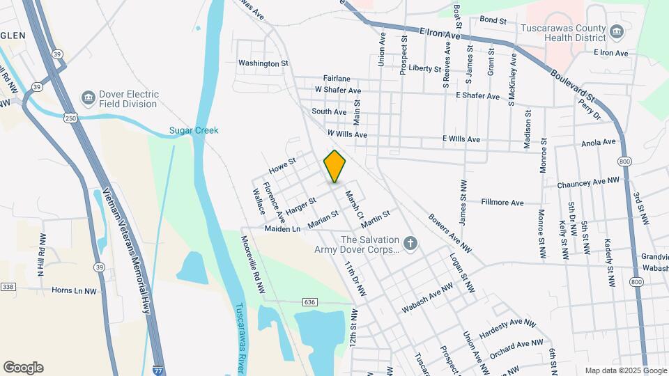706 Tuscarawas Ave Map and Location Details