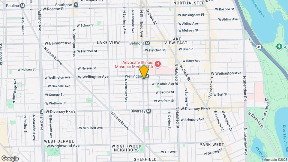 2949 N Sheffield Ave Map and Location Details