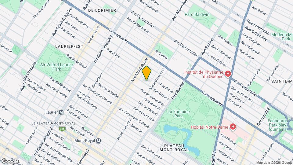 4401 Garnier Rue Map and Location Details