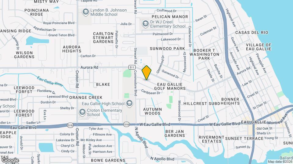 1523 Windward Dr Map and Location Details