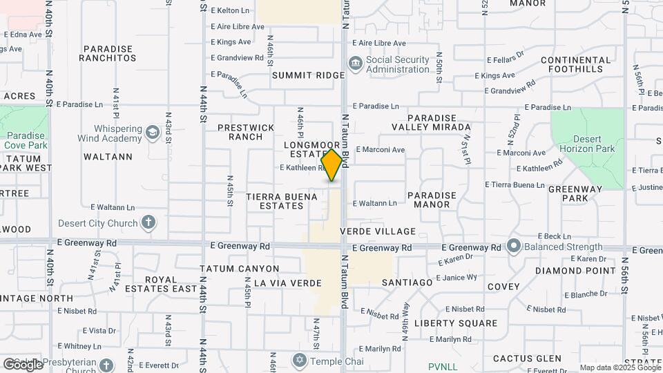 4754 E Tierra Buena Ln Map and Location Details