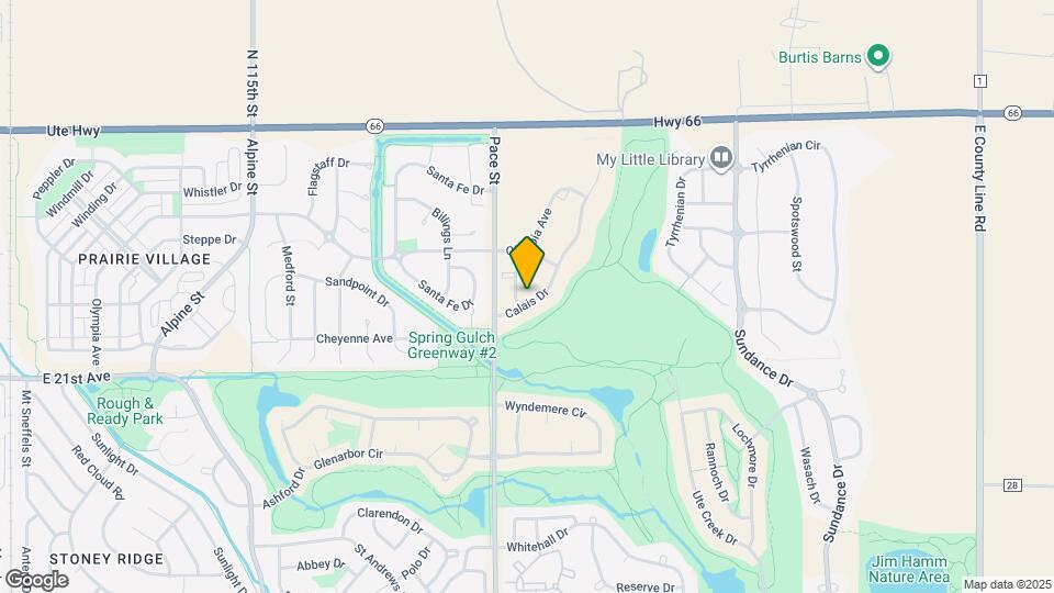 2125 Calais Dr Map and Location Details