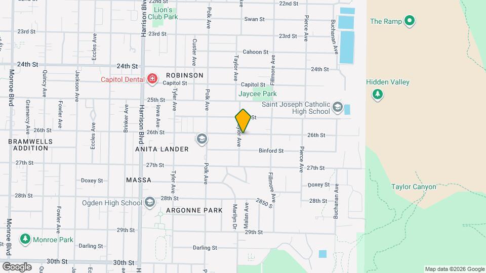 1503 26th St Map and Location Details