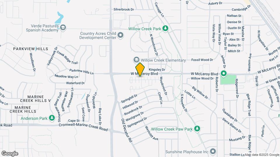 1102 Fallgate Dr Map and Location Details