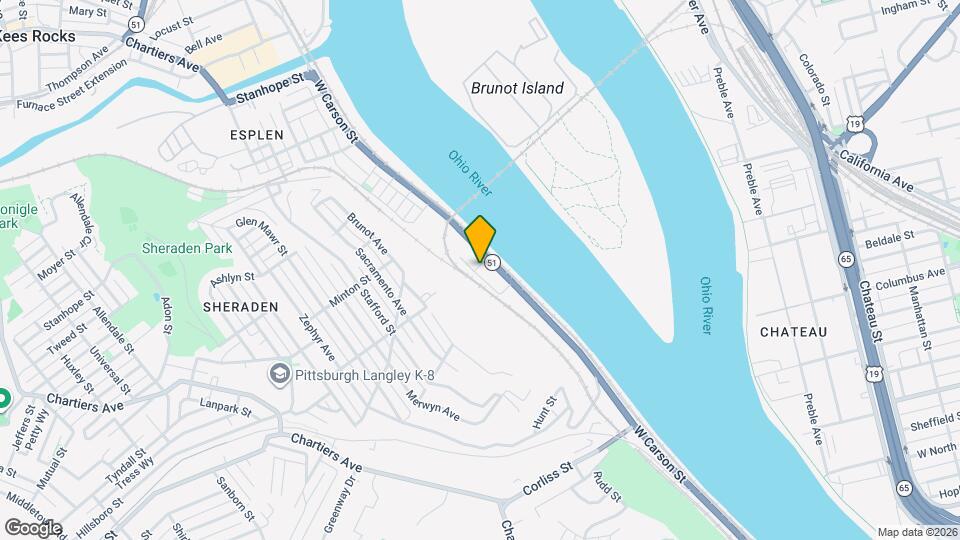 1003 Powell St Map and Location Details