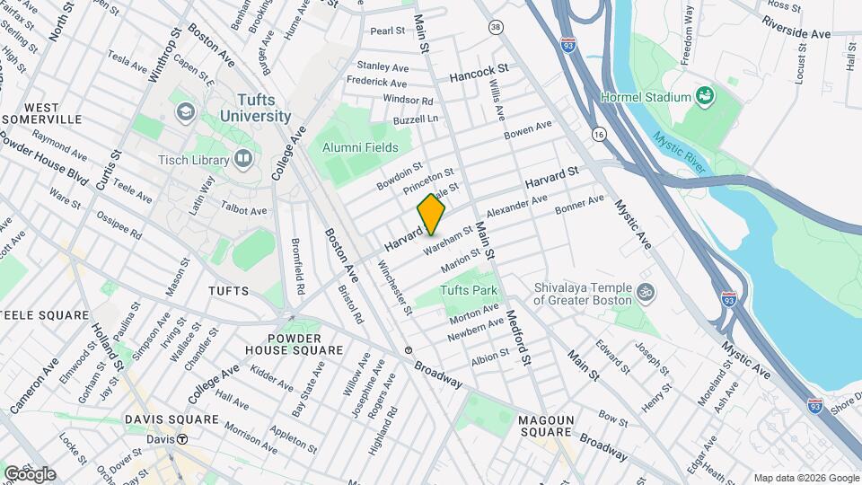41 Wareham St, Unit 1 Map and Location Details