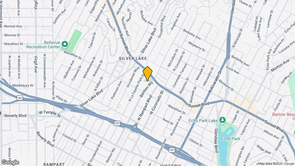 937 N Benton Way, Unit 3 Map and Location Details