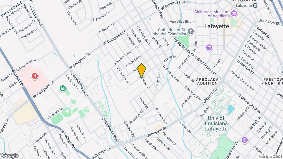 313 St Thomas St Map and Location Details