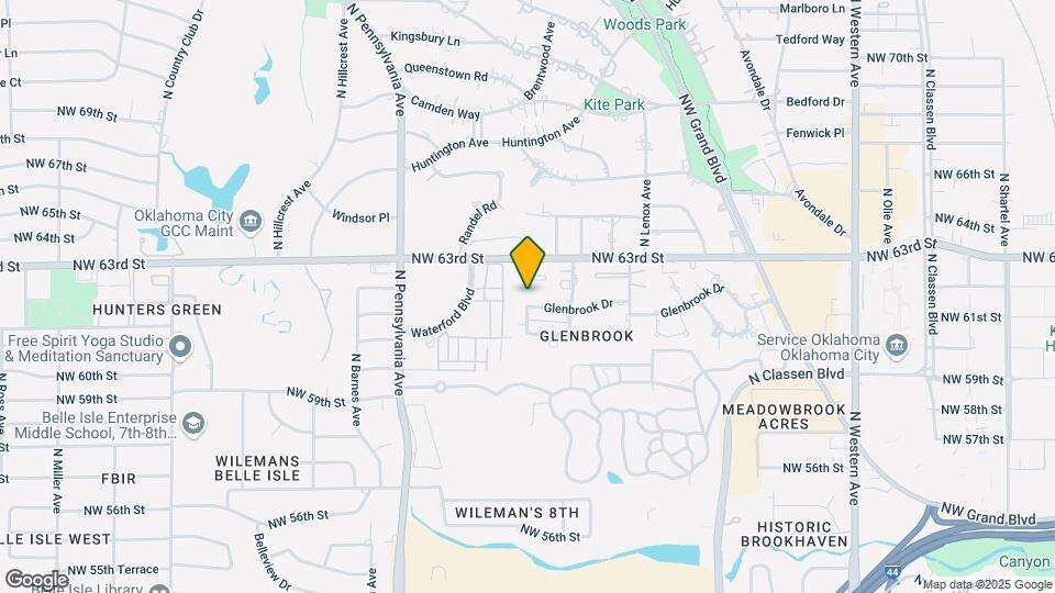 1533 Glenbrook Dr Mapa y Detalles de la Ubicación