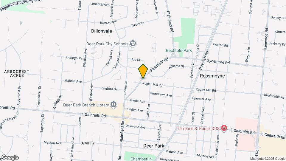 8454 Plainfield Rd Map and Location Details