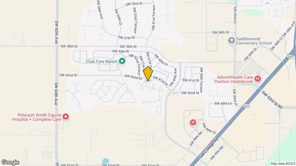 4117 SW 54th Cir Mapa y Detalles de la Ubicación