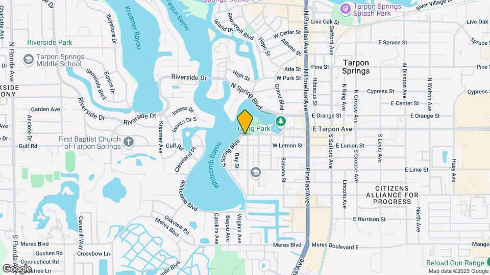 105 S Spring Blvd Map and Location Details