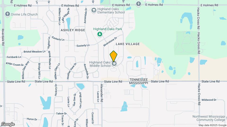 7597 Bridalbrook Ln Map and Location Details