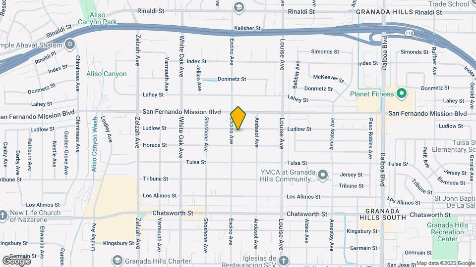 17446 Ludlow St, Unit 2 Map and Location Details