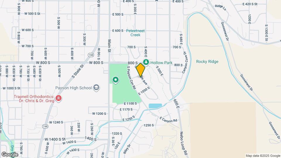 916 Greenridge Ave Map and Location Details