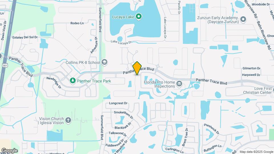 12516 Evington Point Dr Mapa y Detalles de la Ubicación