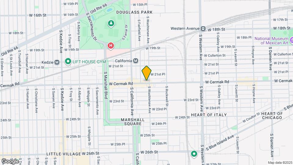 2706 W Cermak Rd Map and Location Details