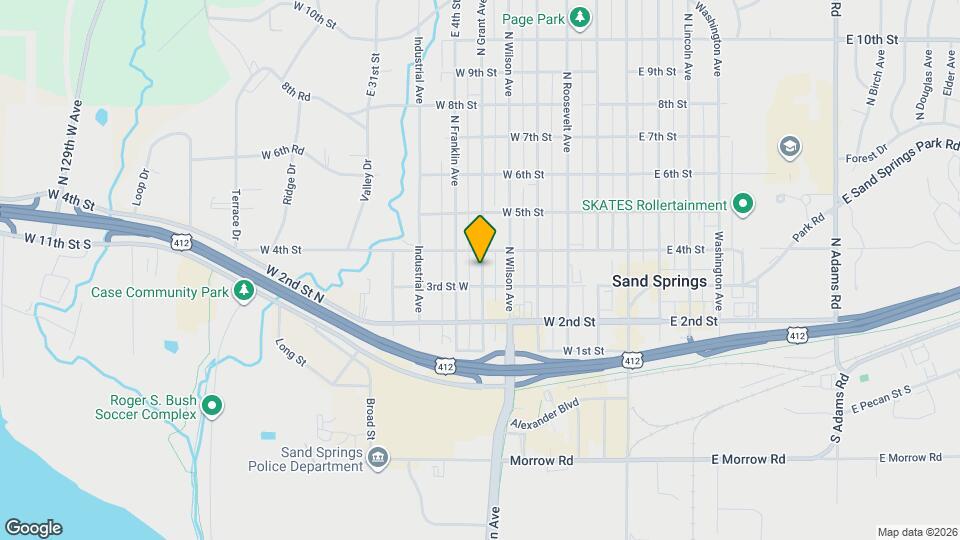 310 N Grant Ave Map and Location Details