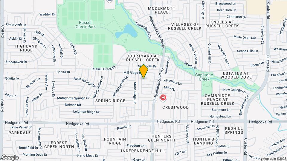 8240 Fountain Ridge Dr Map and Location Details