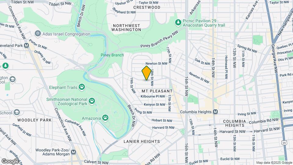 1814 Park Rd NW Map and Location Details