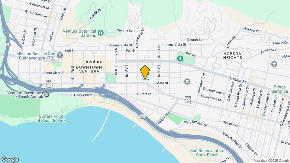 977 E Thompson Blvd Map and Location Details