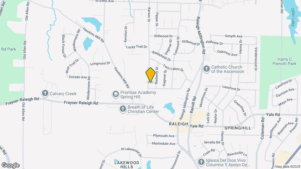 3648 Kerwin Dr Map and Location Details