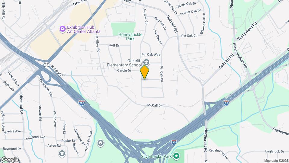 3749 Pin Oak Cir Map and Location Details