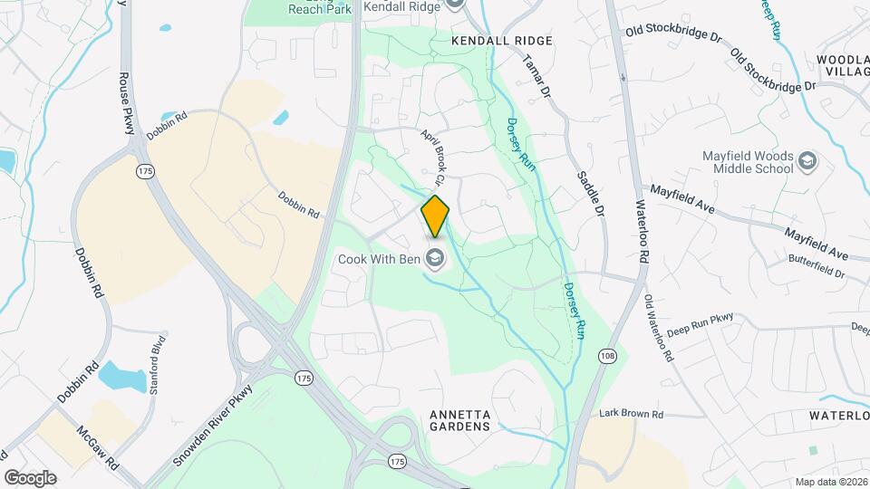 6351 Wind Rider Way Map and Location Details