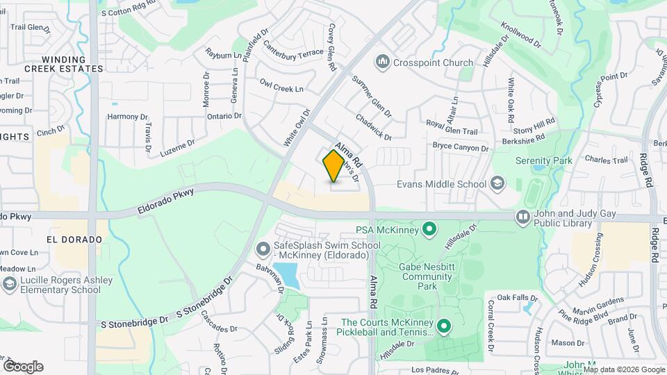 7612 Burton Ln Map and Location Details