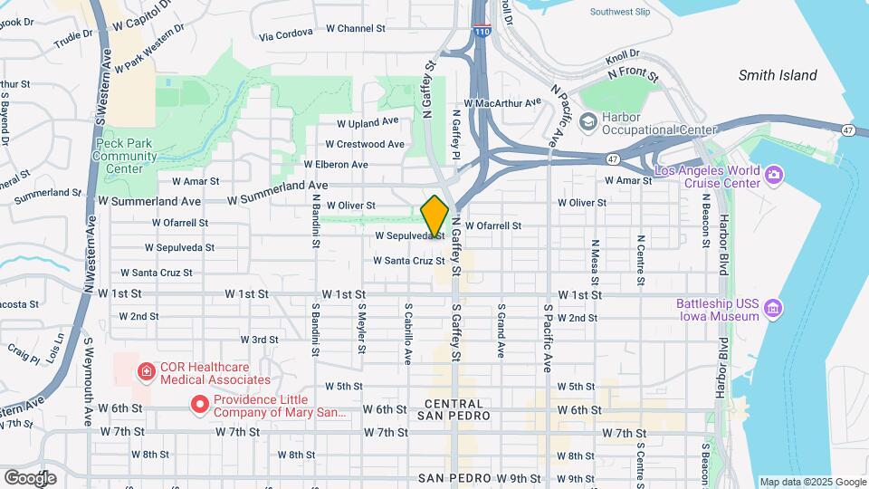 743 W Sepulveda St-Unit -#2 Map and Location Details