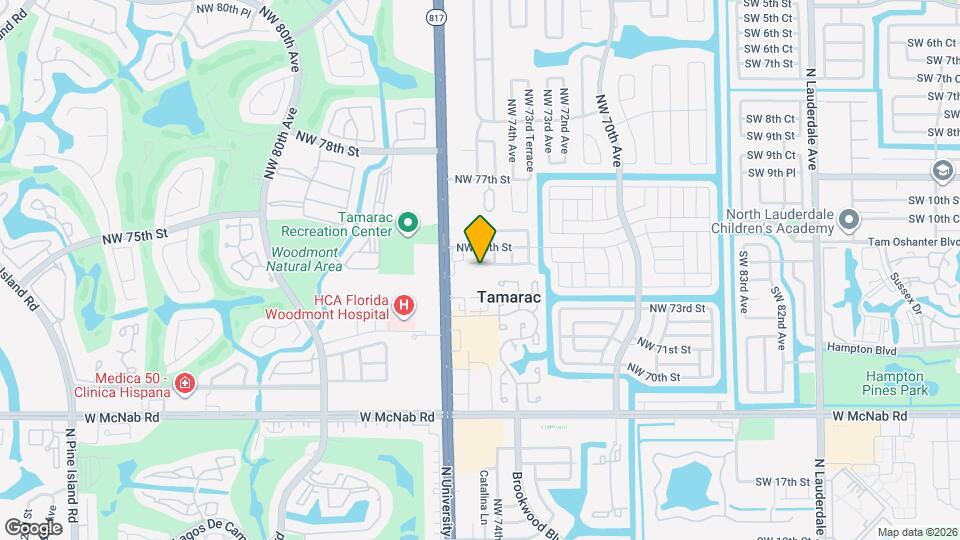 7500 NW 75th St Map and Location Details