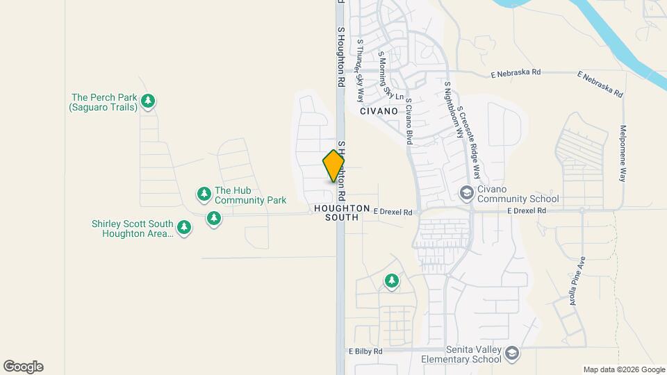 10283 E Civano Wash Trail Mapa y Detalles de la Ubicación