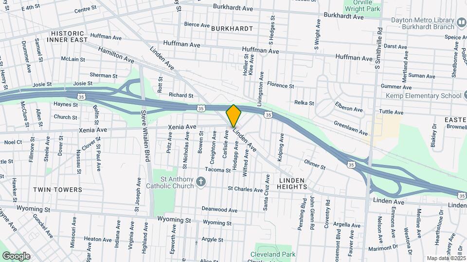 913 Linden Ave-Unit -Down Map and Location Details