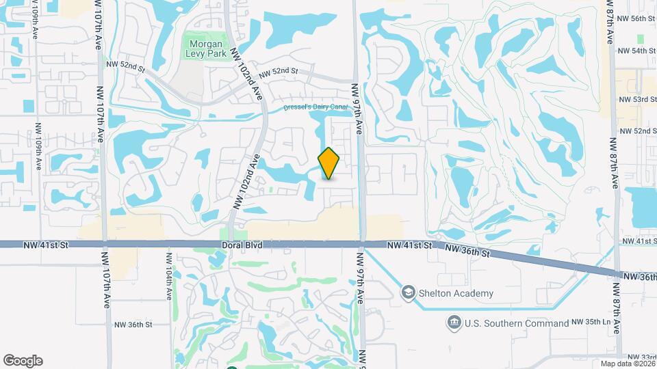 9781 NW 45th Ln Map and Location Details