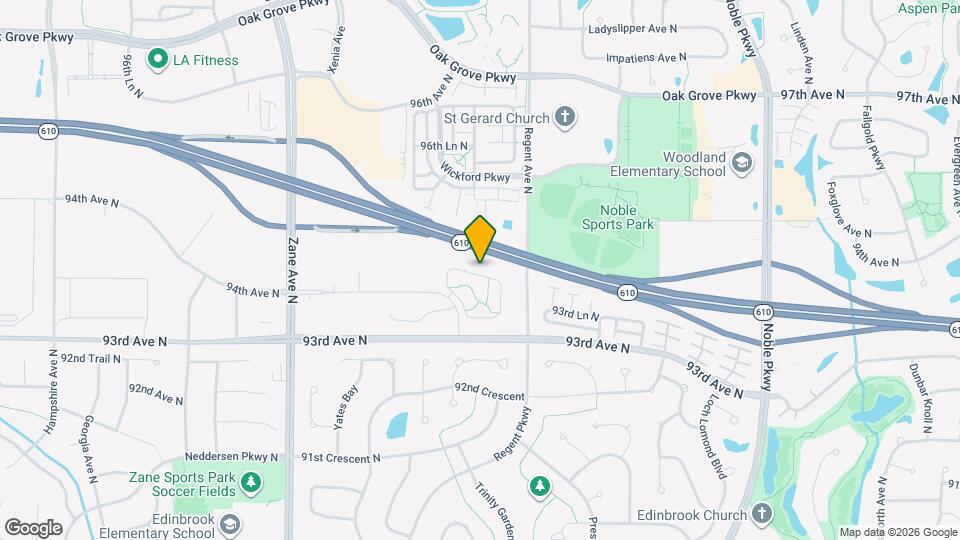 5292 94th Ln N Map and Location Details