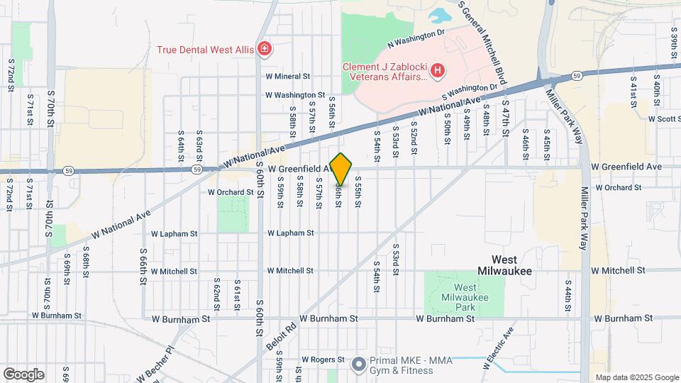 1444 S 56th St Map and Location Details
