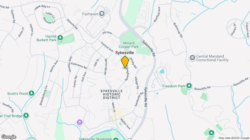 7332 Springfield Ave Map and Location Details