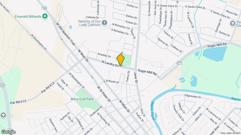 404 N Landry Dr Mapa y Detalles de la Ubicación
