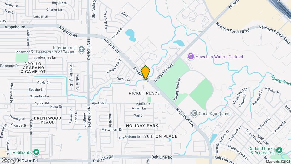 3934 Brandon Park Dr Map and Location Details