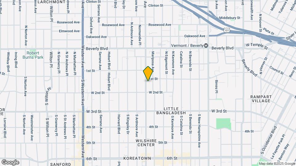 110 N Normandi Ave Map and Location Details